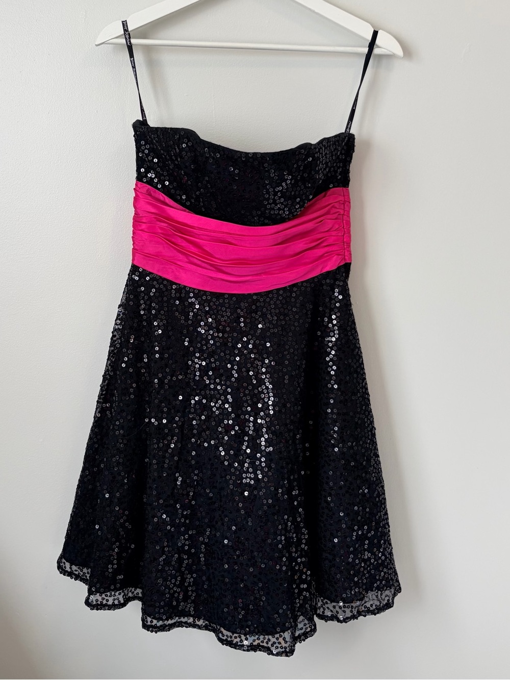 Vintage Betsey Johnson Sequin Bow Mini Dress - Like New with Duster Bag